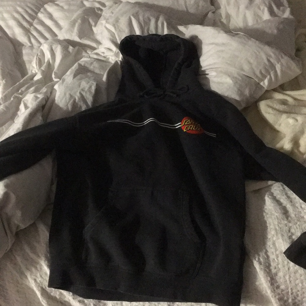 Gray Santa Cruz hoodie